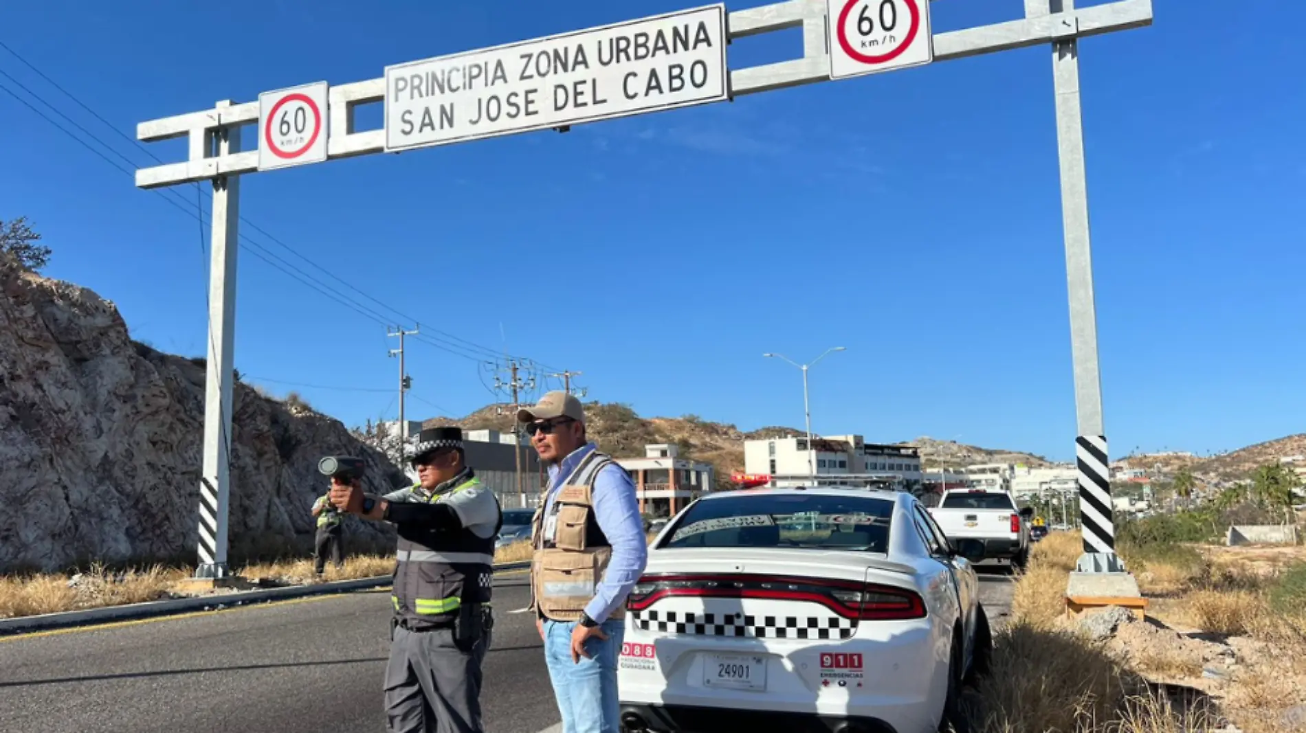 Realizarán filtros de velocidad para reducir accidentes viales en Los Cabos